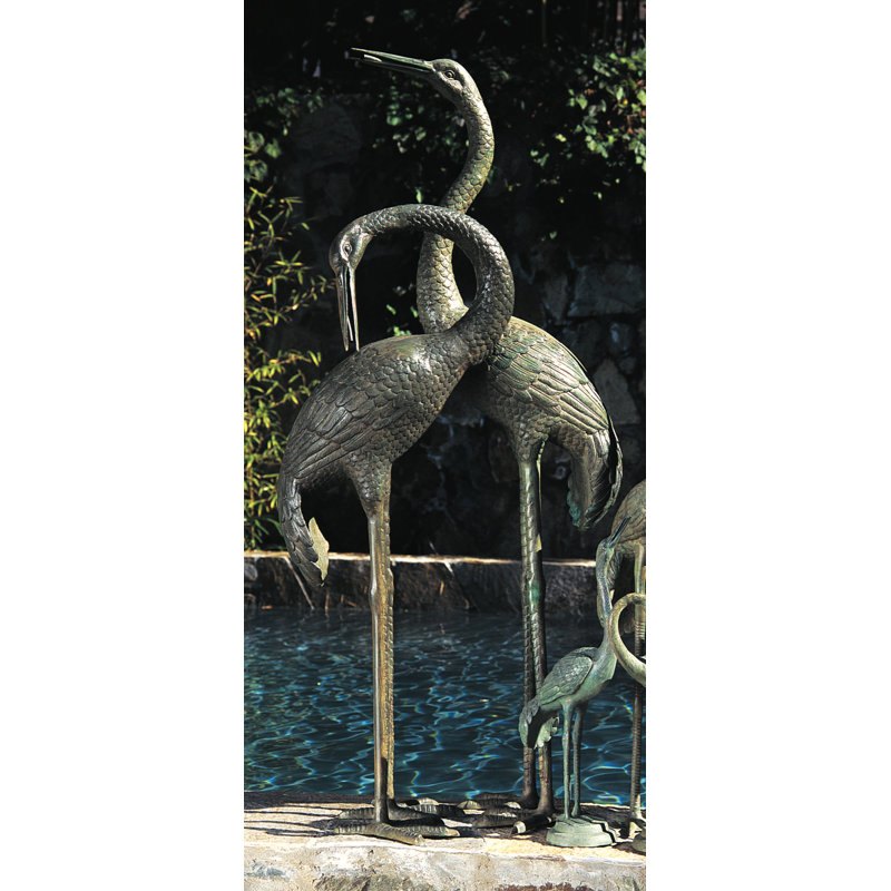 Brass Baron Birds Metal Fountain & Reviews Wayfair